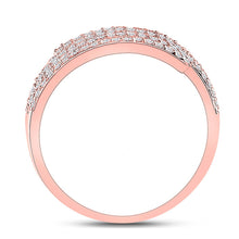 Load image into Gallery viewer, Enchanting Rose Gold Diamond Delight - Side View