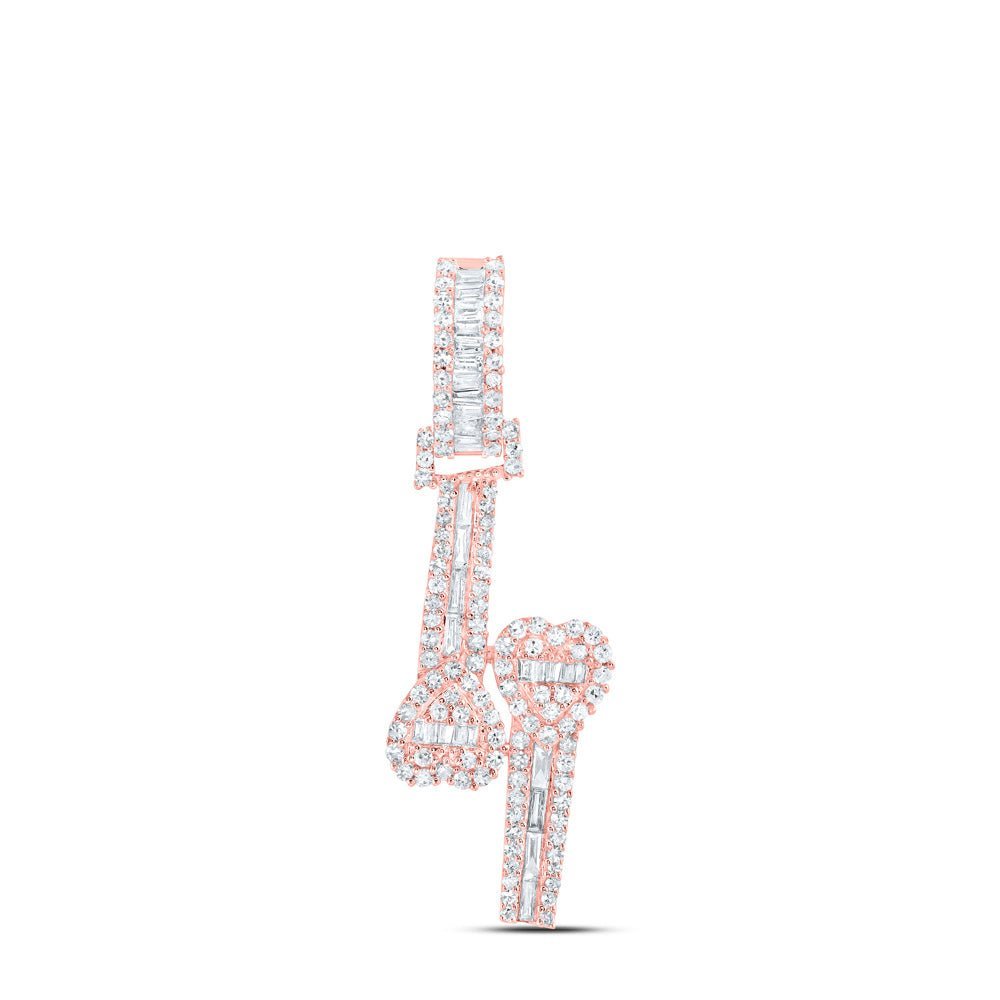 Enchanting Rose Gold Diamond Heart Cuff Pendant: A Mesmerizing Symbol of Romance and Elegance - Splendid Jewellery