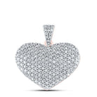 Enchanting Rose Gold Diamond Heart Pendant: A Captivating Symbol of Love and Romance - Splendid Jewellery