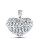 Enchanting Rose Gold Diamond Heart Pendant: A Captivating Symbol of Love and Romance - Splendid Jewellery