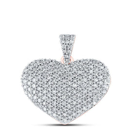 Enchanting Rose Gold Diamond Heart Pendant: A Captivating Symbol of Love and Romance - Splendid Jewellery