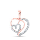 Enchanting Rose Gold Diamond Heart Pendant: A Timeless Symbol of Love and Romance - Splendid Jewellery
