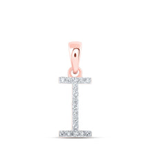 Load image into Gallery viewer, Enchanting Rose Gold Diamond Initial Pendant: A Dazzling Expression of Elegance - Splendid Jewellery