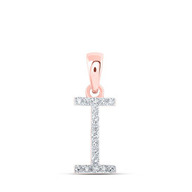 Enchanting Rose Gold Diamond Initial Pendant: A Dazzling Expression of Elegance - Splendid Jewellery