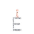 Enchanting Rose Gold Diamond Initial Pendant: A Shimmering Expression of Elegance - Splendid Jewellery