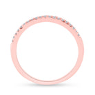 Enchanting Rose Gold Diamond Wedding Ring Set - Splendid Jewellery