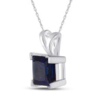 Enchanting Starry Night Sapphire Pendant  Side View from Splendid Jewellery