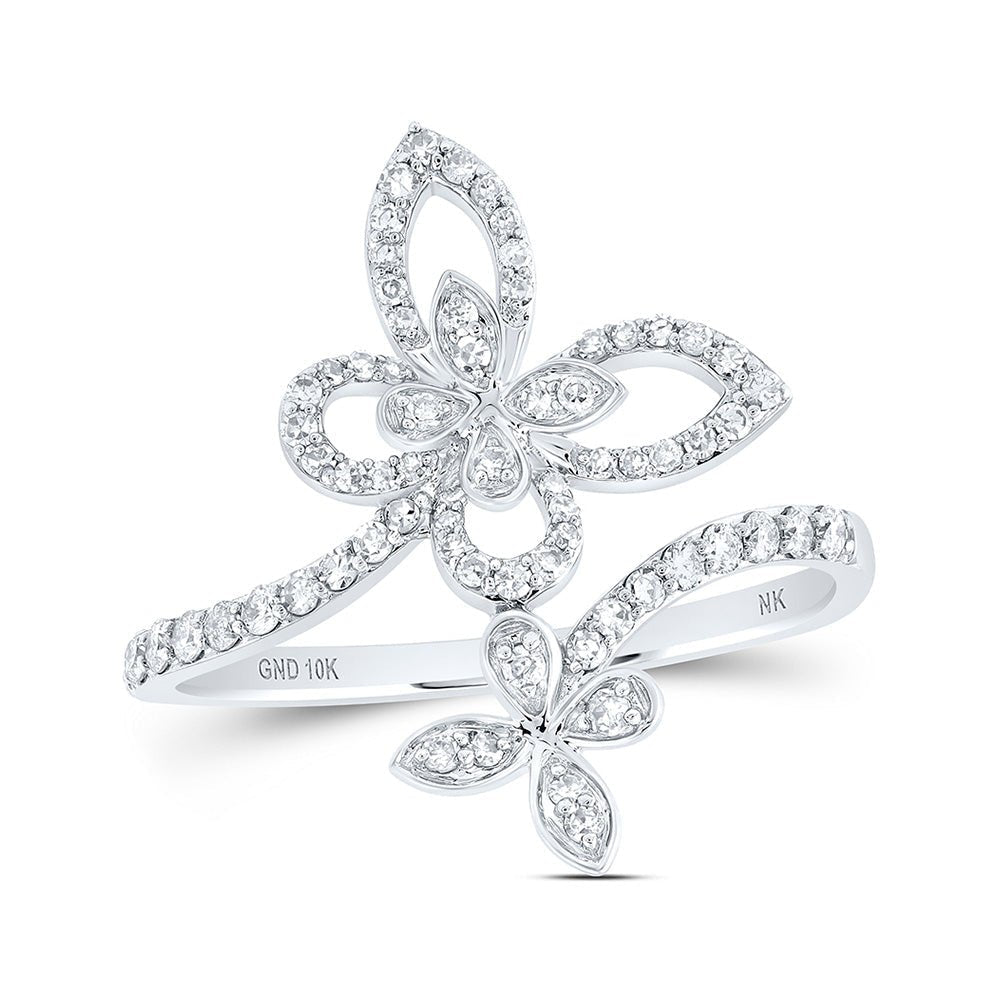 Enchanting Whimsy Diamond Butterfly Ring - Splendid Jewellery