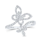 Enchanting Whimsy Diamond Butterfly Ring - Splendid Jewellery