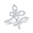 Enchanting Whimsy Diamond Butterfly Ring - Splendid Jewellery