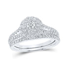 Eternal Blue Brilliance Wedding Ring Set - Splendid Jewellery