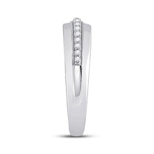 Load image into Gallery viewer, Eternal Brilliance 10kt White Gold His Hers Round Diamond Square Matching Wedding Set - Splendid Jewellery