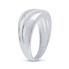 Load image into Gallery viewer, Eternal Brilliance 10kt White Gold Mens Round Diamond Wedding Band Ring 1/4 Cttw - Splendid Jewellery