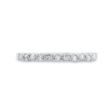 Load image into Gallery viewer, Eternal Brilliance | 10kt White Gold Womens Round Diamond Single Row Band Ring 1/6 Cttw Front View from Splendid Jewellery