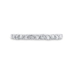 Eternal Brilliance | 10kt White Gold Womens Round Diamond Single Row Band Ring 1/6 Cttw - Splendid Jewellery