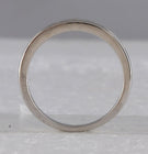 Eternal Brilliance 14kt White Gold Halo Diamond Wedding Ring Band Set - Top View