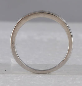 Eternal Brilliance 14kt White Gold Halo Diamond Wedding Ring Band Set - Top View