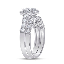 Load image into Gallery viewer, Eternal Brilliance | 14kt White Gold Oval Diamond Bridal Wedding Ring Band Set 2 Cttw - Splendid Jewellery