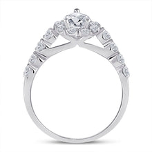 Load image into Gallery viewer, Eternal Brilliance | 14kt White Gold Oval Diamond Bridal Wedding Ring Band Set 2 Cttw - Splendid Jewellery