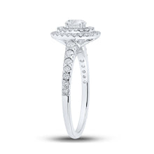 Load image into Gallery viewer, Eternal Brilliance 14kt White Gold Oval Diamond Halo Bridal Wedding Engagement Ring - Splendid Jewellery