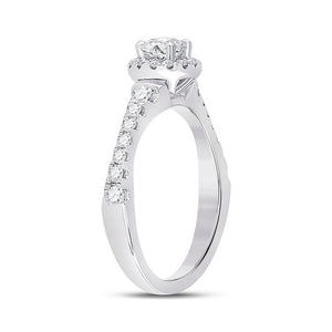 Eternal Brilliance 14kt White Gold Round Diamond Solitaire Bridal Wedding Engagement Ring - Splendid Jewellery