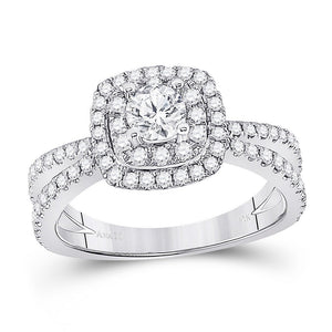 Eternal Brilliance 14kt White Gold Round Diamond Solitaire Bridal Wedding Engagement Ring - Splendid Jewellery