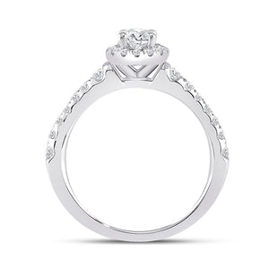 Eternal Brilliance 14kt White Gold Round Diamond Solitaire Bridal Wedding Engagement Ring - Splendid Jewellery