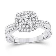 Load image into Gallery viewer, Eternal Brilliance 14kt White Gold Round Diamond Solitaire Bridal Wedding Engagement Ring - Splendid Jewellery