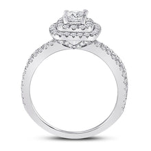 Load image into Gallery viewer, Eternal Brilliance 14kt White Gold Round Diamond Solitaire Bridal Wedding Engagement Ring - Side View