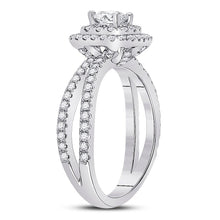 Load image into Gallery viewer, Eternal Brilliance 14kt White Gold Round Diamond Solitaire Bridal Wedding Engagement Ring - Second Side View