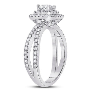 Eternal Brilliance 14kt White Gold Round Diamond Solitaire Bridal Wedding Engagement Ring - Splendid Jewellery