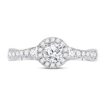 Load image into Gallery viewer, Eternal Brilliance 14kt White Gold Round Diamond Solitaire Bridal Wedding Engagement Ring - Splendid Jewellery