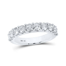 Load image into Gallery viewer, Eternal Brilliance 14kt White Gold Round Diamond Wedding Band - Splendid Jewellery