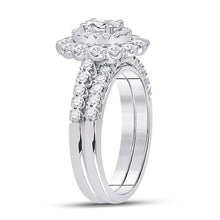 Load image into Gallery viewer, Eternal Elegance: 14kt White Gold Oval Diamond Bridal Wedding Ring Band Set - Splendid Jewellery
