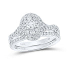 Eternal Love 1 Carat Round Diamond Bridal Wedding Ring Set - Splendid Jewellery