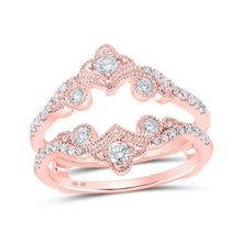 Load image into Gallery viewer, Eternal Love 10kt Rose Gold Diamond Wrap Enhancer Wedding Band - Splendid Jewellery