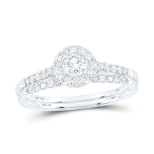 Load image into Gallery viewer, Eternal Love 10kt White Gold Diamond Bridal Wedding Ring Set 1/2 Cttw - Splendid Jewellery