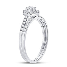 Load image into Gallery viewer, Eternal Love 10kt White Gold Diamond Bridal Wedding Ring Set 1/2 Cttw - Splendid Jewellery