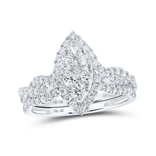 Load image into Gallery viewer, Eternal Love 10kt White Gold Diamond Bridal Wedding Ring Set - Splendid Jewellery