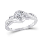 Eternal Love 10kt White Gold Diamond Promise Ring - Splendid Jewellery