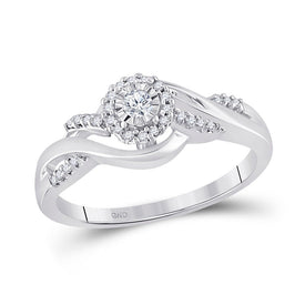 Eternal Love 10kt White Gold Diamond Promise Ring - Splendid Jewellery