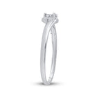 Eternal Love 10kt White Gold Diamond Promise Ring - Splendid Jewellery