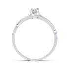 Eternal Love 10kt White Gold Diamond Promise Ring  Side View 2 from Splendid Jewellery