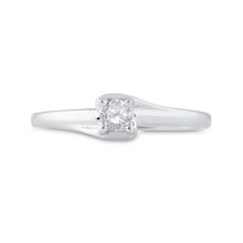 Load image into Gallery viewer, Eternal Love 10kt White Gold Diamond Promise Ring  Front View from Splendid Jewellery