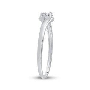 Eternal Love 10kt White Gold Diamond Promise Ring - Splendid Jewellery