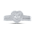 Eternal Love 10kt White Gold Diamond Wedding Ring Set - Alternate view 4 from Splendid Jewellery