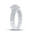 Eternal Love 10kt White Gold Diamond Wedding Ring Set - Alternate view 3 from Splendid Jewellery