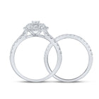 Eternal Love 10kt White Gold Diamond Wedding Ring Set - Alternate view 2 from Splendid Jewellery