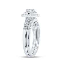 Load image into Gallery viewer, Eternal Love 10kt White Gold Diamond Wedding Ring Set - Alternate view 3 from Splendid Jewellery