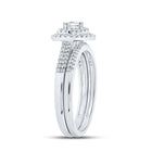 Eternal Love 10kt White Gold Diamond Wedding Ring Set - Alternate view 3 from Splendid Jewellery